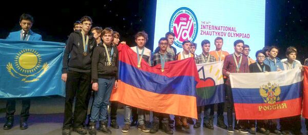 Армянские школьники приняли участие в XIV Международной Жаутыковской олимпиаде. - Sputnik Армения