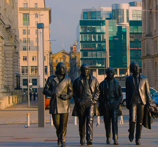 Памятник группе The Beatles в Ливерпуле. - Sputnik Армения