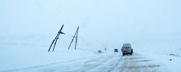 Снег в Апаране - Sputnik Армения