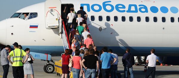 Самолет российской авиакомпании Победа Самолет российской авиакомпании Победа - Sputnik Армения