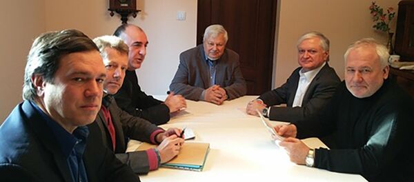 Встреча глав МИД Армении и Азербайджана Эдварда Налбандяна и Элмара Мамедъаярова в Кракове Встреча глав МИД Армении и Азербайджана Эдварда Налбандяна и Элмара Мамедъаярова в Кракове - Sputnik Արմենիա