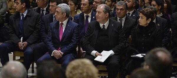 Серж Саргсян и Армен Саркисян Серж Саргсян и Армен Саркисян - Sputnik Армения