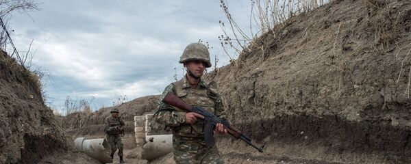 Военнослужащие армии Республики Нагорный Карабах - Sputnik Армения