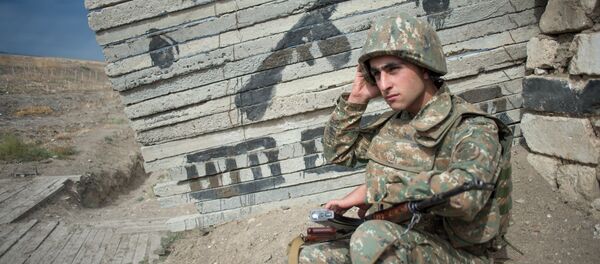 Военнослужащий армии Нагорно-Карабахской Республики. Военнослужащий армии Нагорно-Карабахской Республики. - Sputnik Армения