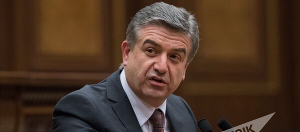 Карен Карапетян. Заседание Национального собрания РА, 08.02.2017 Карен Карапетян. Заседание Национального собрания РА, 08.02.2017 - Sputnik Армения