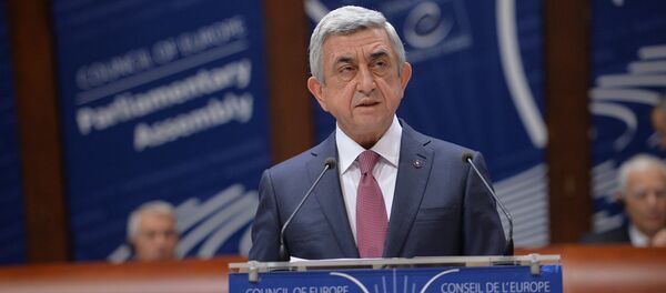 Выступление Президента Армении Сержа Саргсяна на пленарном заседании ПАСЕ - Sputnik Армения