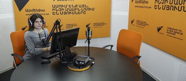 Участница Международного вокального конкурса Ты супер! Сабина Манвелян Участница Международного вокального конкурса Ты супер! Сабина Манвелян - Sputnik Армения