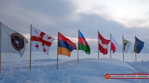 Учения НАТО (29 января 2018). Гудаури, Грузия - Sputnik Армения