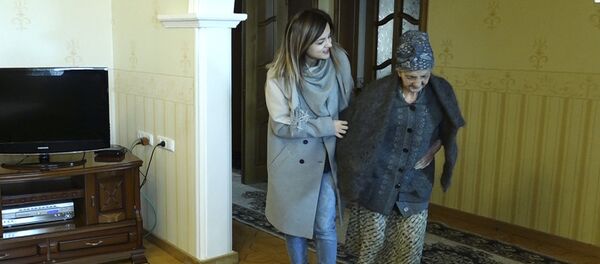 117-летняя жительница Армении Фаранг Багдасарян 117-летняя жительница Армении Фаранг Багдасарян - Sputnik Армения