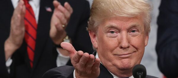 Президент США Дональд Трамп во время обращения Конгрессу Президент США Дональд Трамп во время обращения Конгрессу - Sputnik Արմենիա