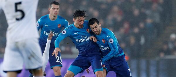 Футбольный матч Суонси Сити - Арсенал (31 января 2018). Стадион Либерти, Суонси, Уэльс. Футбольный матч Суонси Сити - Арсенал (31 января 2018). Стадион Либерти, Суонси, Уэльс. - Sputnik Армения