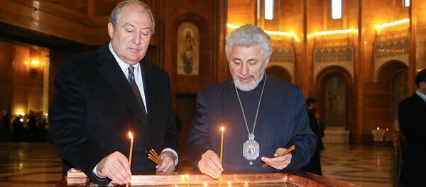 Визит посла РА в Велокобритании, кандидата в президенты РА от РПА Армена Саркисяна в Москву. - Sputnik Армения