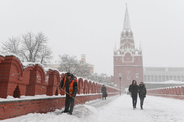 Снегопад в Москве - Sputnik Армения