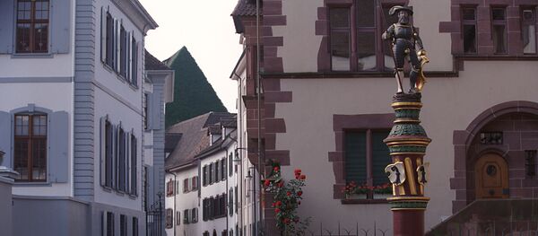 Город Базель. Улица Мартин-штрассе. Город Базель. Улица Мартин-штрассе. - Sputnik Արմենիա