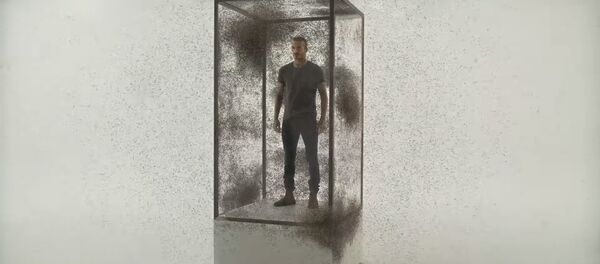 Дэвид Бекхэм залез в коробку с 10000 комарами для привлечения внимания к борьбе с малярией Дэвид Бекхэм залез в коробку с 10000 комарами для привлечения внимания к борьбе с малярией - Sputnik Армения