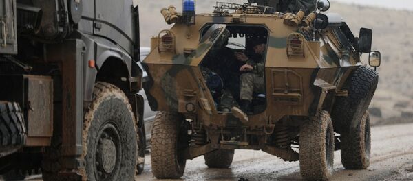 Турецкие войска севернее Африна (23 января 2018). Сирия - Sputnik Армения