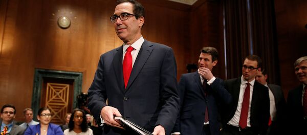 Министр финансов США Стивен Мнучин - Sputnik Армения