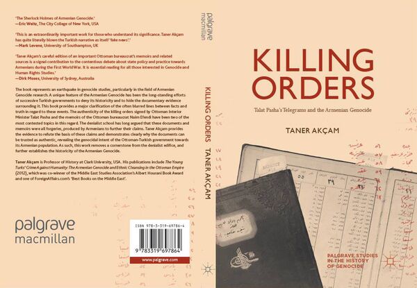 Обложка книги историка Танера Акчама Приказ убивать - Sputnik Армения