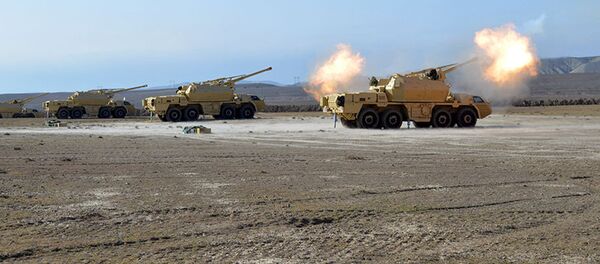 артиллерийские установки ДАНА азербайджанских ВС - Sputnik Армения