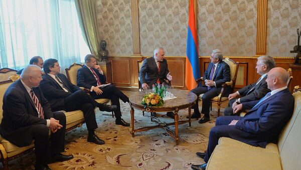 Президент Армении Серж Саргсян принял сопредседателей Минской группы ОБСЕ - Sputnik Արմենիա