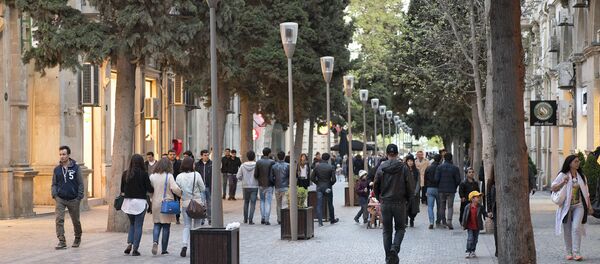 Улица Низами – одна из оживленных улиц в центре Баку - Sputnik Армения