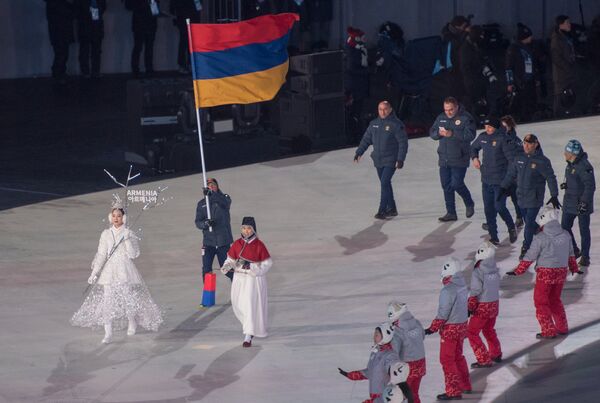 Команда Армении на XXIII Зимних играх (9 февраля 2018). Пхенчхан, Южная Корея - Sputnik Армения