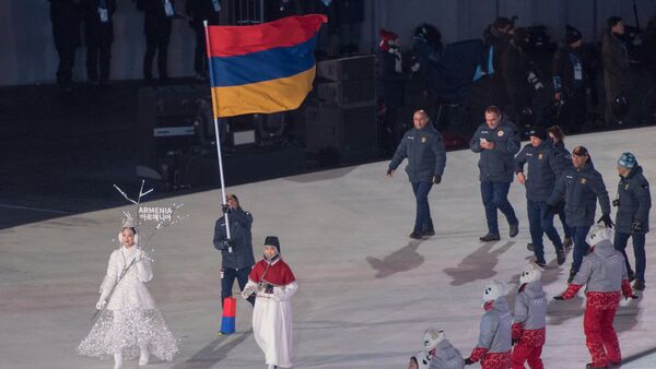 Команда Армении на XXIII Зимних играх (9 февраля 2018). Пхенчхан, Южная Корея - Sputnik Армения