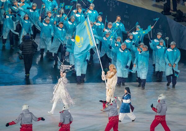 Команда Казахстана на XXIII Зимних играх (9 февраля 2018). Пхенчхан, Южная Корея - Sputnik Армения