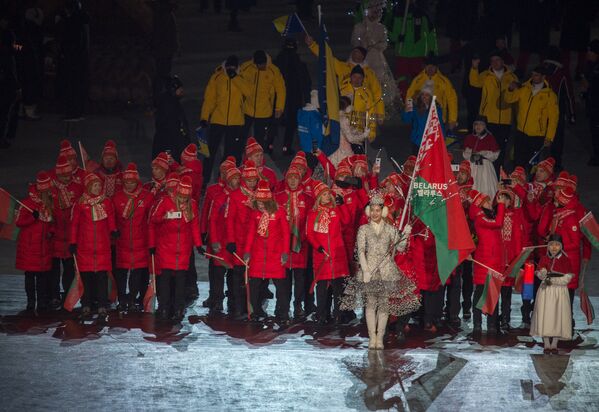 Մոլդովայի մարզիկների մուտքը 23–րդ ձմեռային օլիմպիադայի բացման արարողությանը - Sputnik Արմենիա