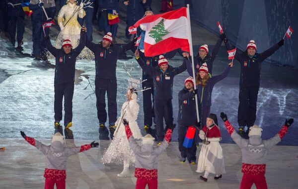Команда Ливана на XXIII Зимних играх (9 февраля 2018). Пхенчхан, Южная Корея - Sputnik Армения