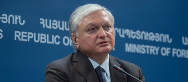 Министр иностранных дел Армении Эдвард Налбандян Министр иностранных дел Армении Эдвард Налбандян - Sputnik Արմենիա