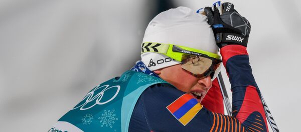 Армянский лыжник Микаел Микаелян на ОИ в Пхенчхане - Sputnik Армения