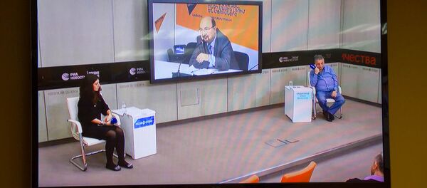 Оливковая ветвь войны - видеомост с Семеном Багдасаровым Оливковая ветвь войны - видеомост с Семеном Багдасаровым - Sputnik Армения