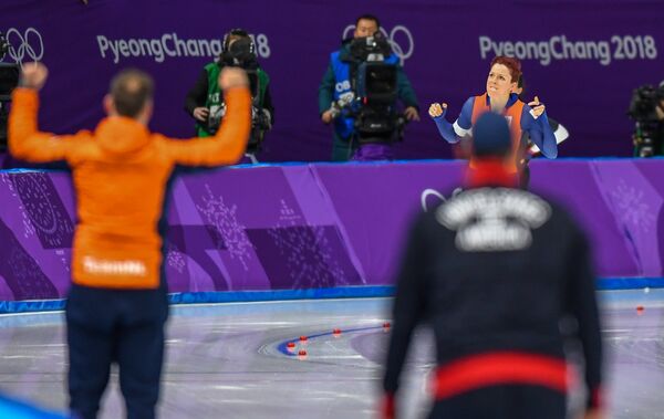 Нидерландская конькобежка Йорин Тер Морс (14 февраля 2018). Пхенчхан, Южная Корея - Sputnik Армения