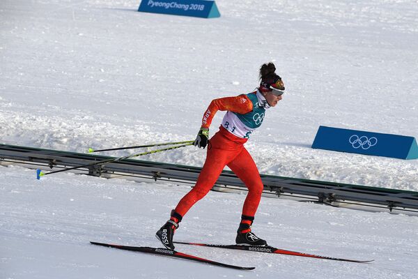 Лыжница Олимпийской Сборной Армении Катя Галстян (15 февраля 2018). Пхенчхан, Южная Корея - Sputnik Армения