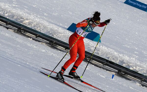 Лыжница Олимпийской Сборной Армении Катя Галстян (15 февраля 2018). Пхенчхан, Южная Корея - Sputnik Армения