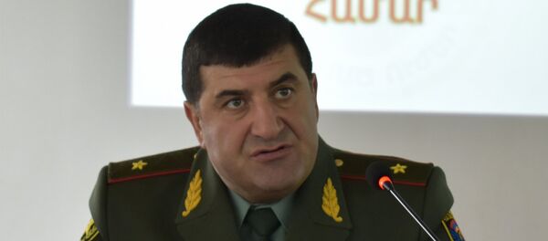Командующий армяно-российской объединенной группировкой войск, генерал-майор Тигран Парванян - Sputnik Արմենիա