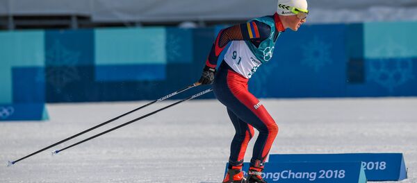 Лыжник Олимпийской Сборной Армении Микаел Микаелян (16 февраля 2018). Пхенчхан, Южная Корея - Sputnik Армения