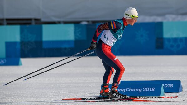 Лыжник Олимпийской Сборной Армении Микаел Микаелян (16 февраля 2018). Пхенчхан, Южная Корея - Sputnik Армения