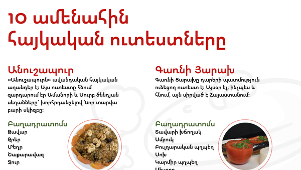 10 ամենահին հայկական ուտեստները - Sputnik Արմենիա