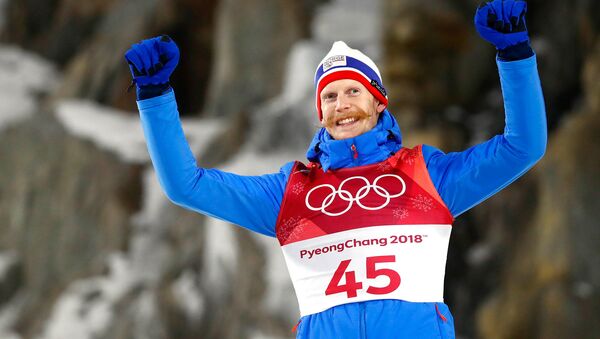 Норвежский прыгун с трамплина, бронзовый призёр XXIII зимних Олимпийских игр Роберт Йоханссон (17 февраля 2018). Пхенчхан, Южная Корея - Sputnik Армения
