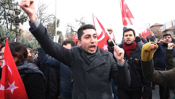 Акция протеста в Анкаре - Sputnik Արմենիա