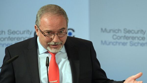 Вице-премьер, министр иностранных дел Израиля Авигдор Либерман на 53-й Мюнхенской конференции по безопасности. - Sputnik Армения