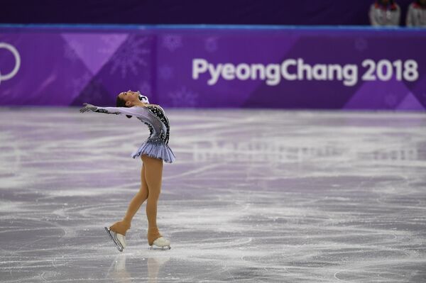 Фигурное катание, короткая программа, женщины. Алина Загитова (21 февраля 2018). Каннын, Южная Корея Фигурное катание, короткая программа, женщины. Алина Загитова (21 февраля 2018). Каннын, Южная Корея - Sputnik Արմենիա
