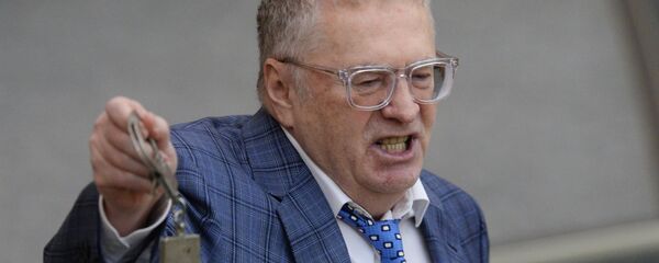 Лидер ЛДПР Владимир Жириновский выступает на пленарном заседании Государственной Думы РФ. - Sputnik Армения