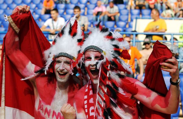 Болельщики сборной Дании – бикфордов шнур для датского динамита - Sputnik Армения