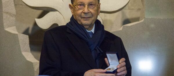 Президент Ливан Мишель Аун в Музее Геноцида армян Президент Ливан Мишель Аун в Музее Геноцида армян - Sputnik Армения