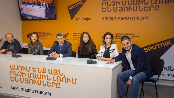 Пресс-конференция, посвященная молодым армянским музыкантам - Sputnik Армения
