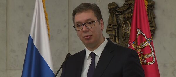 Президент Сербии Александр Вучич о письме родственникам погибшего в Сирии Романа Филипова Президент Сербии Александр Вучич о письме родственникам погибшего в Сирии Романа Филипова - Sputnik Армения