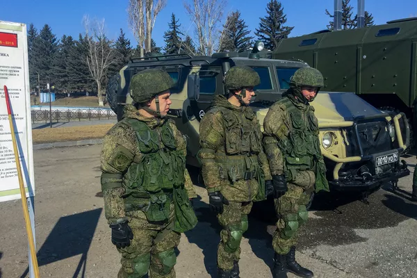 На военной базе ЮВО отметили день защитника Отечества (23 февраля 2018). Гюмри, Армения На военной базе ЮВО отметили день защитника Отечества (23 февраля 2018). Гюмри, Армения - Sputnik Армения